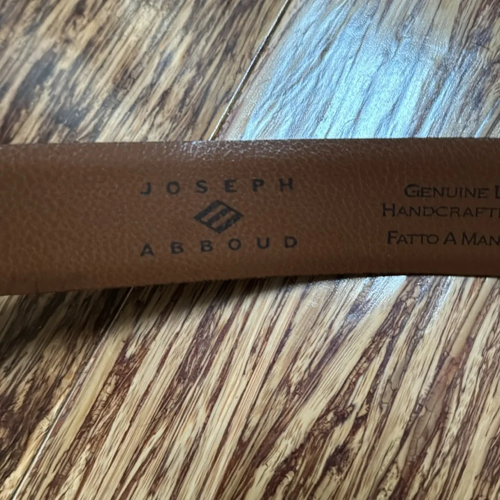 Joseph Abboud men’s brown genuine leather dress belt size 30/75